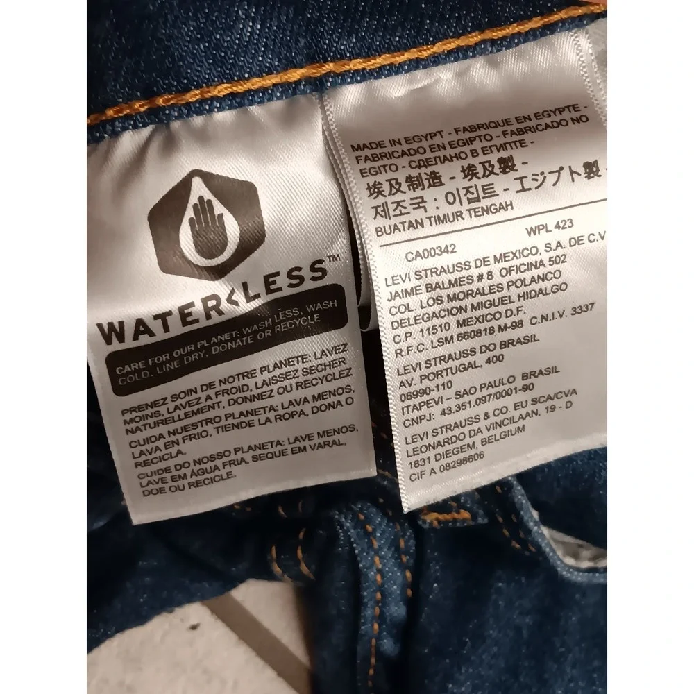 Levi's 505 Original‎ Fit Straight Leg Blue Denim Jeans Mens W33 L32